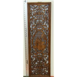 HAND-CARVED ASIAN WALL ART