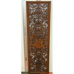 HAND-CARVED ASIAN WALL ART