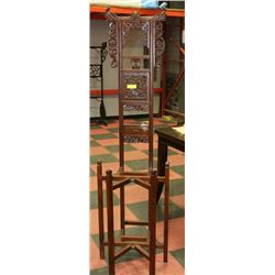 HAND CARVED CORNER STAND