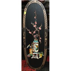 OVAL WALL PANEL W/ SOAPSTONE