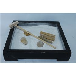 WOODEN TRAY ZEN GARDEN