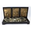 Image 1 : CANDLE HOLDER W/ BUDDHA FACE MOTIF