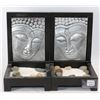 Image 1 : PAIR OF BUDDHA CANDLE HOLDER
