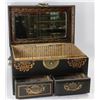 Image 3 : VINTAGE JEWELLERY BOX W/ MIRROR