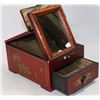 Image 3 : VINTAGE JEWELLERY BOX W/ MIRROR