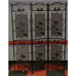 3 PANEL SCREEN ROOM DIVIDER