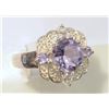 Image 1 : STERLING SILVER AMETHYST RING