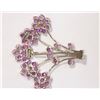 Image 3 : STERLING SILVER RUBY BROOCH
