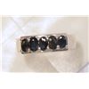 Image 1 : STERLING SILVER SAPPHIRE RING