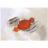 Image 1 : STERLING SILVER CARNELIAN RING
