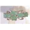 Image 1 : STERLING SILVER EMERALD RING