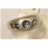 Image 1 : STERLING SILVER SAPPHIRE RING