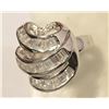 Image 1 : STERLING SILVER CUBIC ZIRCONIA RING