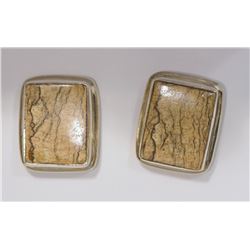 STERLING SILVER GEMSTONE EARRINGS