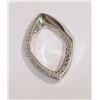 Image 1 : STERLING SILVER DIAMOND PENDANT