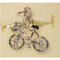 STERLING SILVER BICYCLE PENDANT