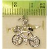 Image 2 : STERLING SILVER BICYCLE PENDANT