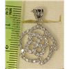 Image 2 : STERLING SILVER CUBIC ZIRCONIA PENDANT