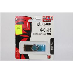 KINGSTON 4 GB DATA TRAVELER MEMORY STICK