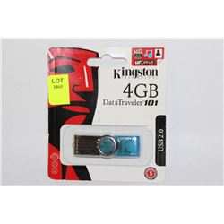 KINGSTON 4 GB DATA TRAVELER MEMORY STICK