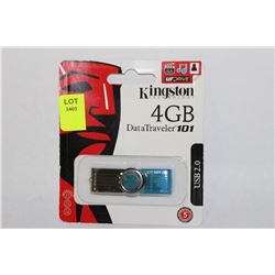 KINGSTON 4 GB DATA TRAVELER MEMORY STICK