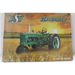 SAKATCHEWAN ROUGHRIDERS LED CANVAS PICTURE