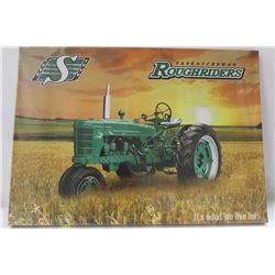 SAKATCHEWAN ROUGHRIDERS LED CANVAS PICTURE