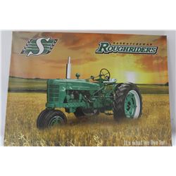 SAKATCHEWAN ROUGHRIDERS LED CANVAS PICTURE