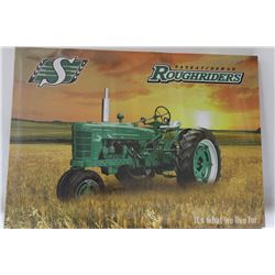 SAKATCHEWAN ROUGHRIDERS LED CANVAS PICTURE