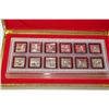 Image 1 : 12 COIN YEAR OF THE RABBIT COIN SET IN WOOD CASE