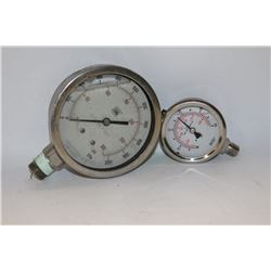 PAIR OF PRESSURE GAUGES