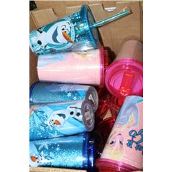 BOX OF DISNEY FROZEN DRINKING CUPS