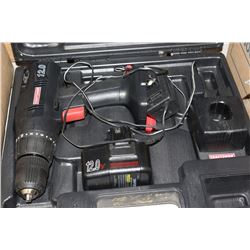 CRAFTSMAN 12V CORDLESS DRILL WITH CHARGER &