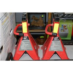 SET OF 2 TON HUSKY JACK STANDS