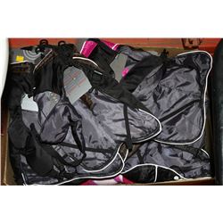 BOX OF NEW DOG COATS