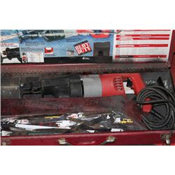 MILWAUKEE HEAVY DUTY 10 AMP SAWSALL AND BLADES