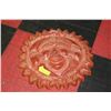 Image 1 : CONCRETE OUTDOOR WALL HANGING SUN ORNAMENT