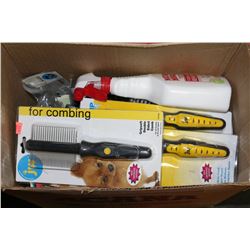BOX OF NEW PET SUPPLIES