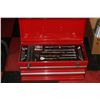 Image 1 : NEW RED STEEL 2 DRAWER TOOL BOX / COMPLETE