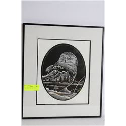 LTD EDITION OWL PICTURE #/500