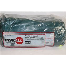 PACK OF 12 NEW CHEMICAL RESISTANT GLOVES