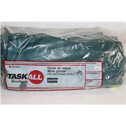 PACK OF 12 NEW CHEMICAL RESISTANT GLOVES