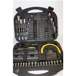 SCREW DRIVER DRILL BIT SET IN BLACK CASE