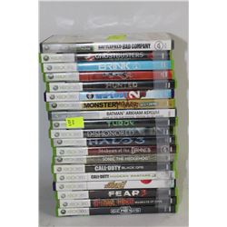 19 X-BOX 360 GAMES