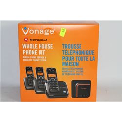 MOTOROLA 3 PHONE CORDLESS PHONE SET