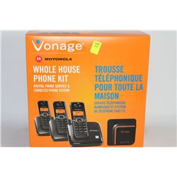 MOTOROLA 3 PHONE CORDLESS PHONE SET