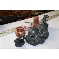 BOX OF ESTATE COLLECTABLE ORNAMENTS