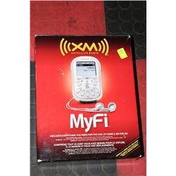 MYFI XM SATELLIE RADIO