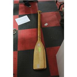SET OF 2 WOODEN OARS
