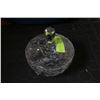 Image 1 : FOOTED CRYSTAL LIDDED CANDY DISH